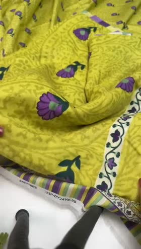 Rs 4050 Sapphire Khadar Print 3pc Rs 4050 Sapphire Khadar Print 3pc